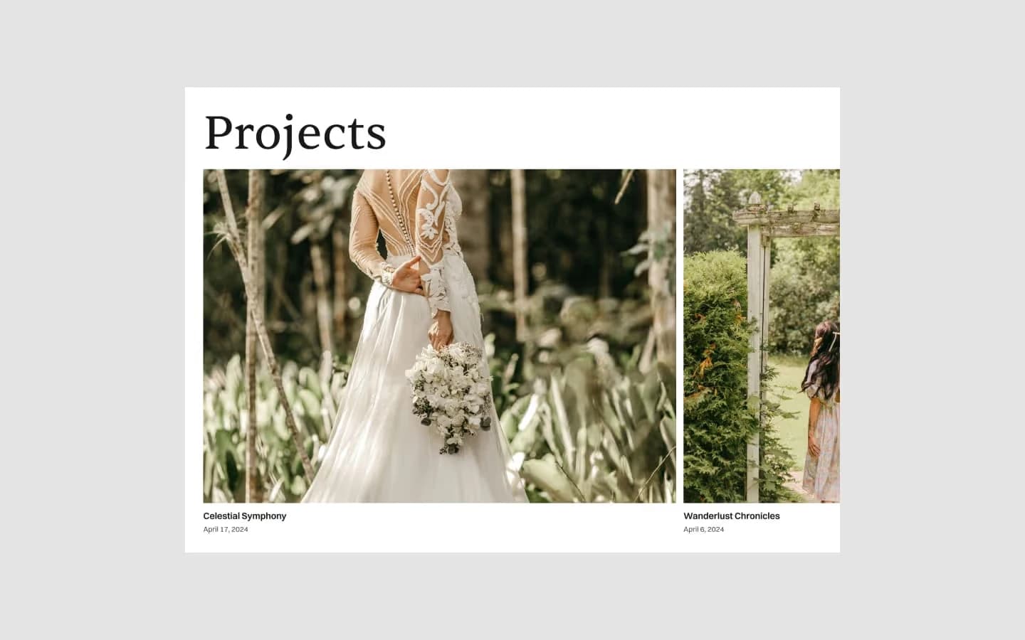 Simplesa Portfolio Template template, screen 3