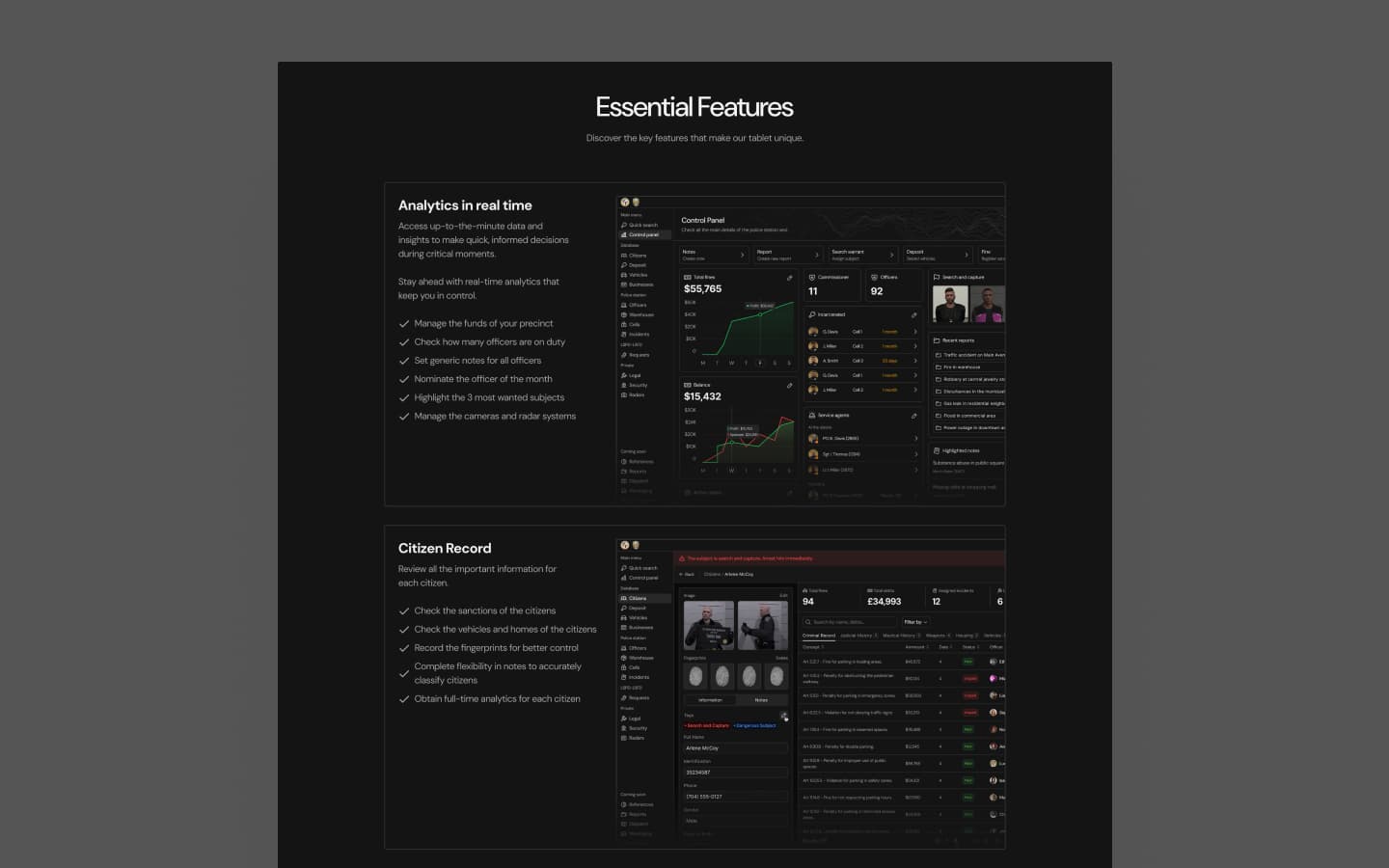 Elevate B2B template, screen 4