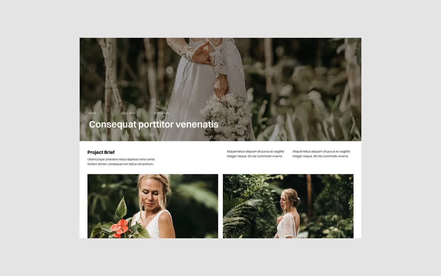 Simplesa Portfolio Template template, screen 5