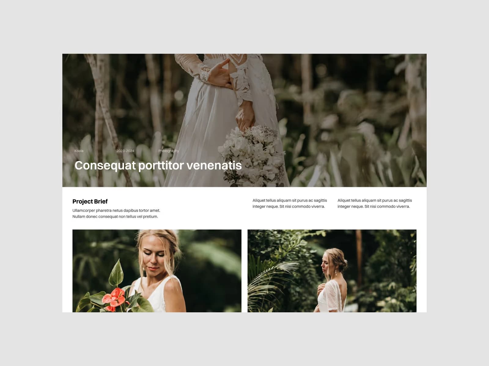 Senzill Portfolio Template template, screen 6