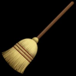 Emoji of a broom.