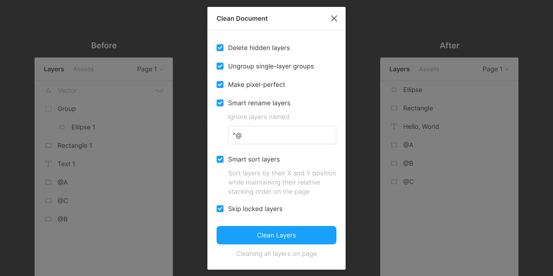 Clean Document | Figma